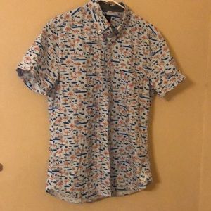 J. Crew short sleeve button down.